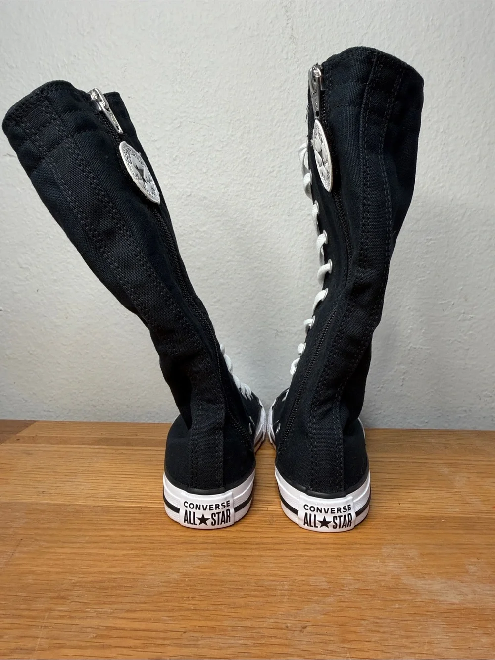 Kids converse XX-Hi sneakers 3 knee high canvas size 12